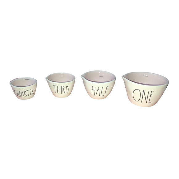 Rae Dunn measuring cups white and pink - Picture 11 of 13